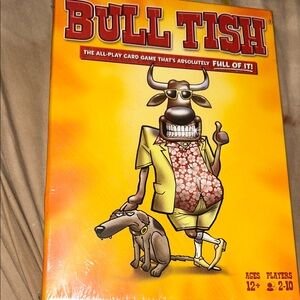 Bull Tish Card Game - Yellow